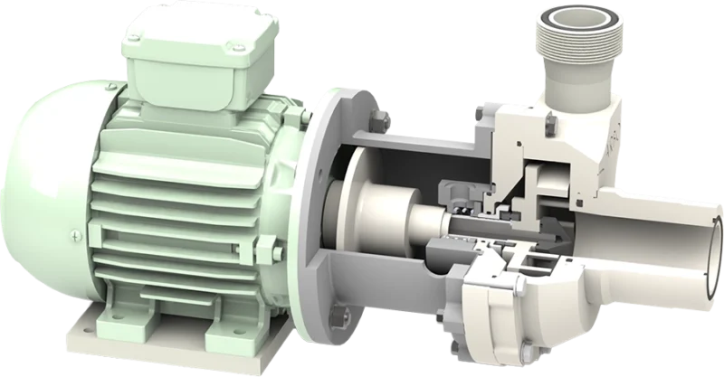 Pompy wirowe tworzywowe z uszczelnieniem mechanicznym ARBO SealPro.