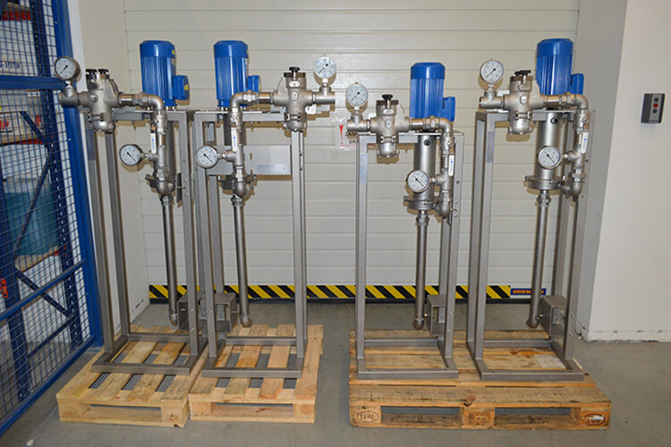 pompy do cyrkulacji mediów do czyszczenia