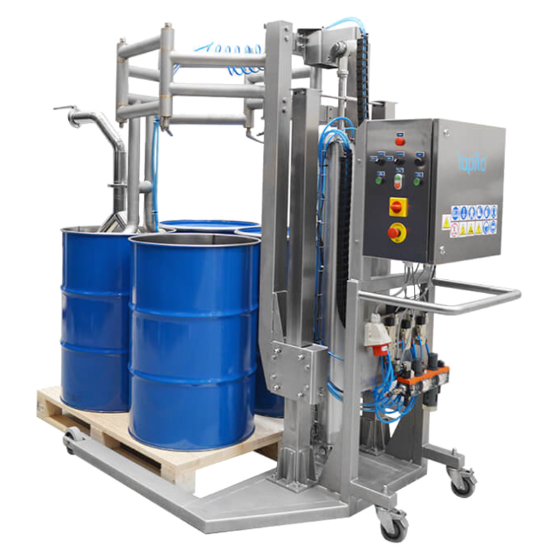 system rozładunku beczek HVS