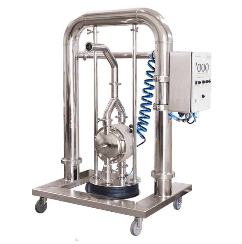 system rozładunku beczek HVS