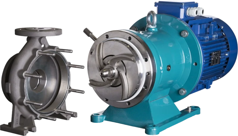 Metalowe pompy wirowe ze sprzęgłem magnetycznym CDR XTS-B.