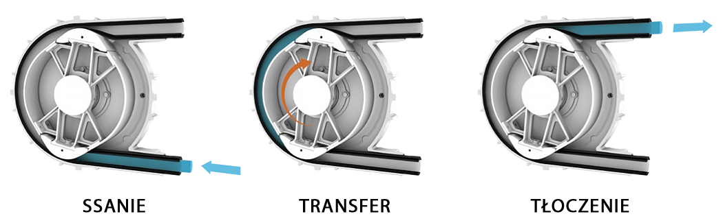 Zasada działania pomp perystaltycznych PCM Delasco DX