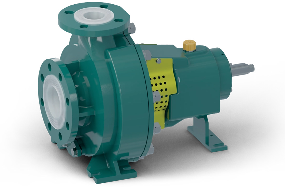 Pompy wirowe wykładane tworzywem ze sprzęgłem magnetycznym CDR UCL.