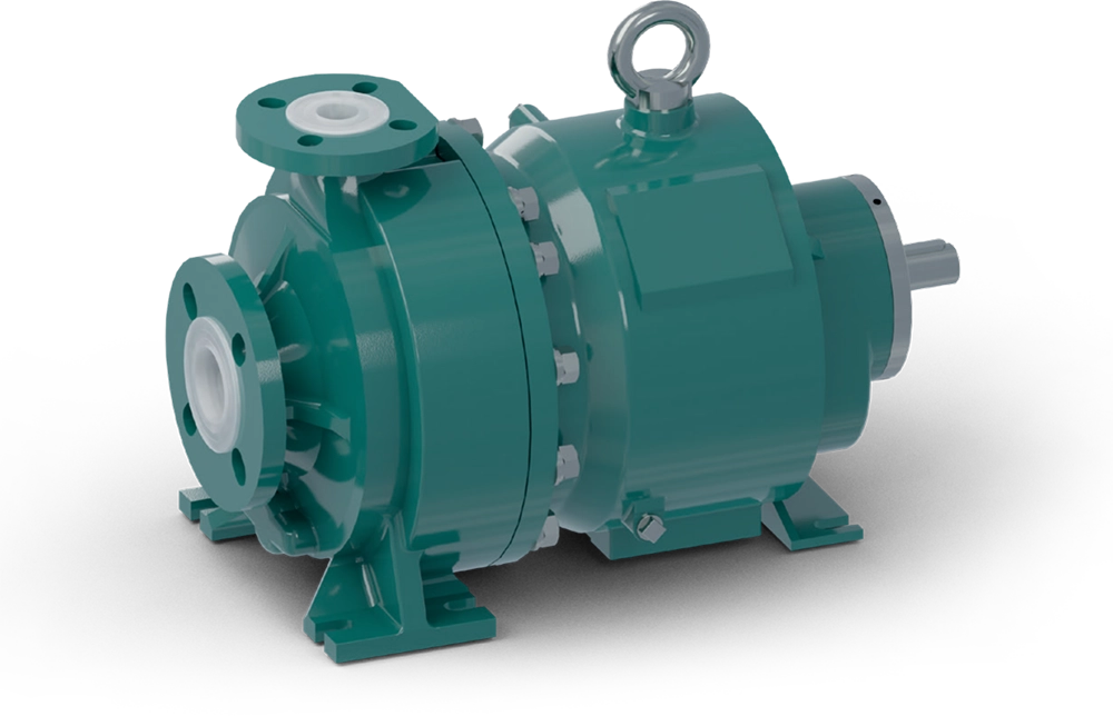 Pompy wirowe wykładane tworzywem ze sprzęgłem magnetycznym CDR UTN.
