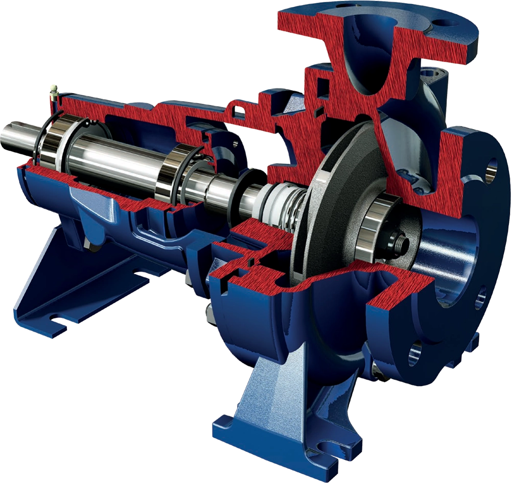 Przemysłowe pompy odśrodkowe z wirnikiem zamkniętym Salvatore Robuschi RN