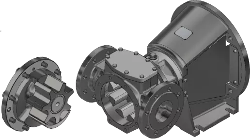 Moduł z dostępem od przodu w pompach zębatych SPX Johnson TG Bloc.