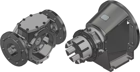 Moduł z dostępem od tyłu w pompach zębatych SPX Johnson TG Bloc.