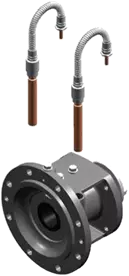 Elektryczne ogrzewanie w korpusie pośrednim w pompach zębatych SPX Johnson TGGP.