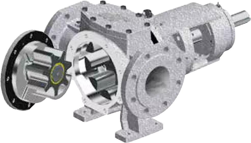 Moduł z dostępem od przodu pompy zębatej SPX Johnson TGG.