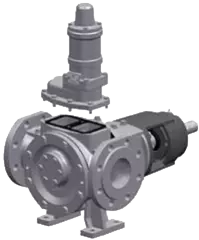 Zawór przelewowy montowany od góry w pompach zębatych SPX Johnson TGG.