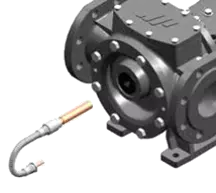 Elektryczne ogrzewanie w czopie zębnika pomp zębatych SPX Johnson TGGP.