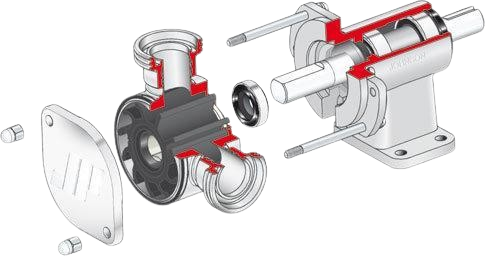 POMPY WIROWE HIGIENICZNE W+