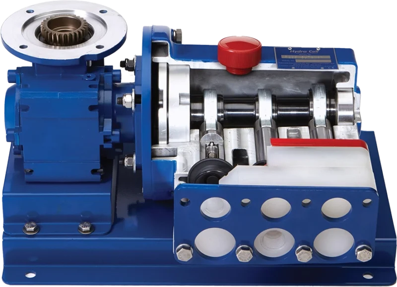 Pompy dozujące serii P200 w przekroju