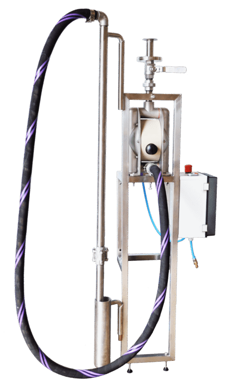 Układy do rozładunku pojemników