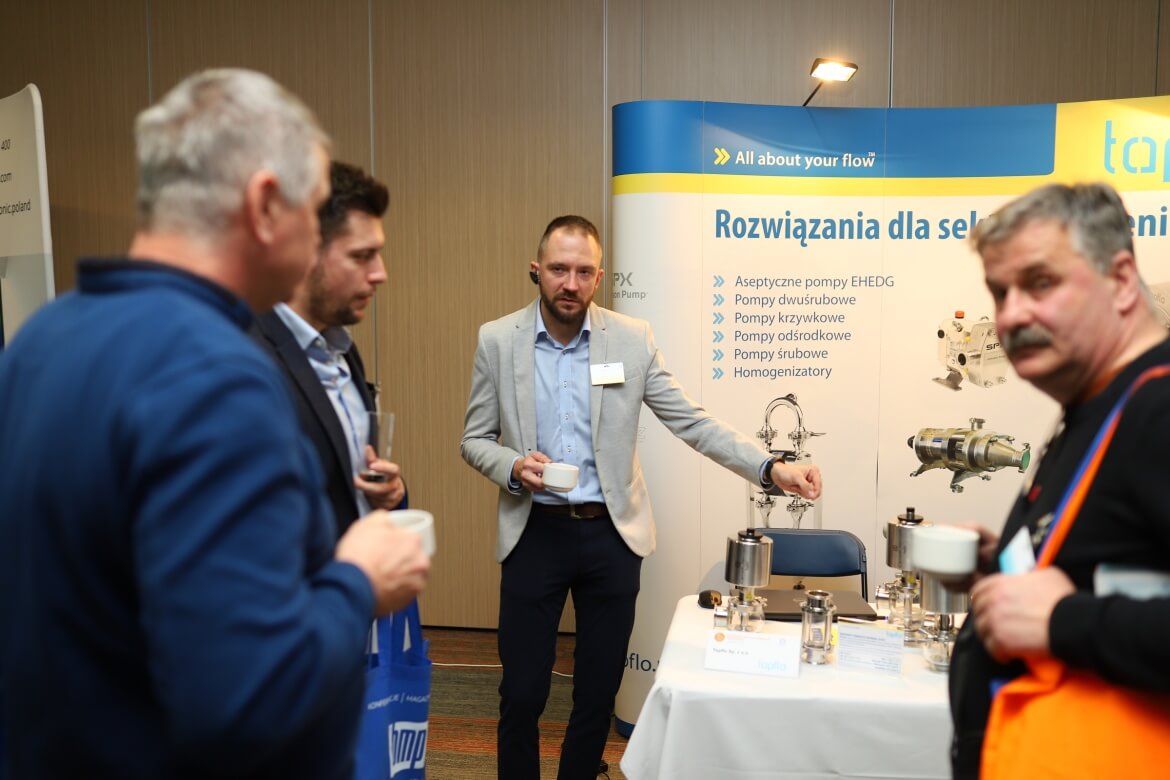 Stoisko Tapflo na XVI Konferencji Utrzymania Ruchu w Przemyśle Spożywczym