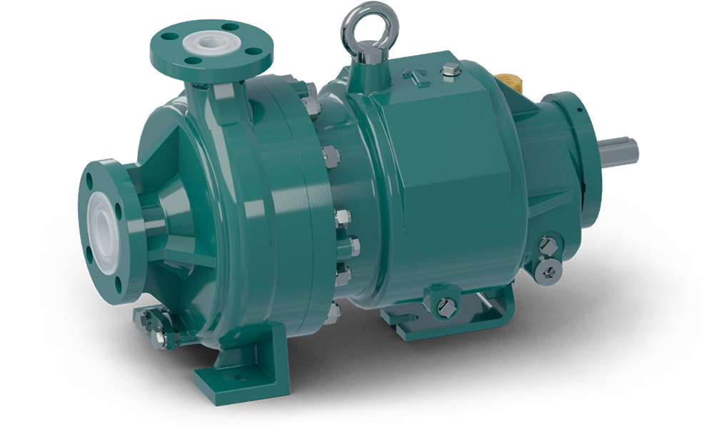 Pompy wirowe wykładane tworzywem ze sprzęgłem magnetycznym CDR DTN.