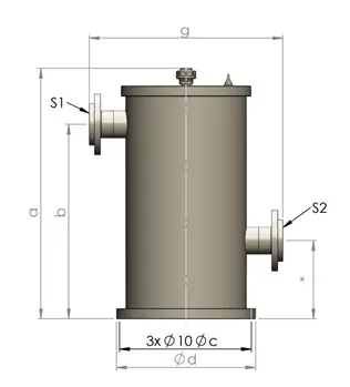 Tabela wymiarów (L – litr)
