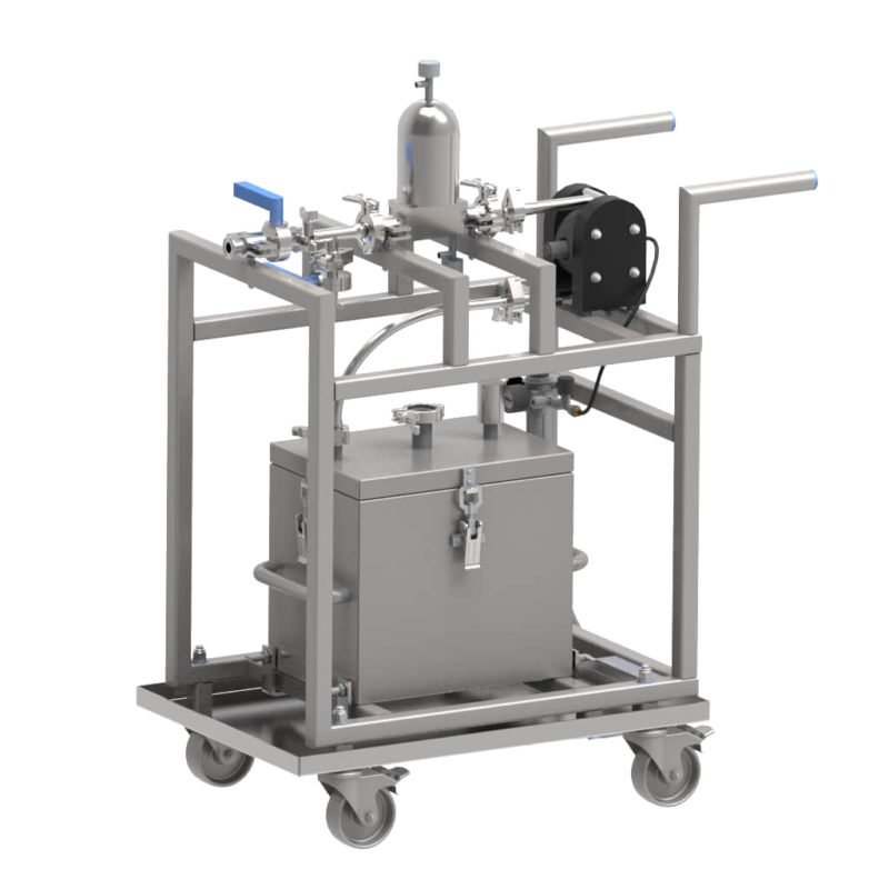 Urządzenie do dozowania i filtrowania etanolu